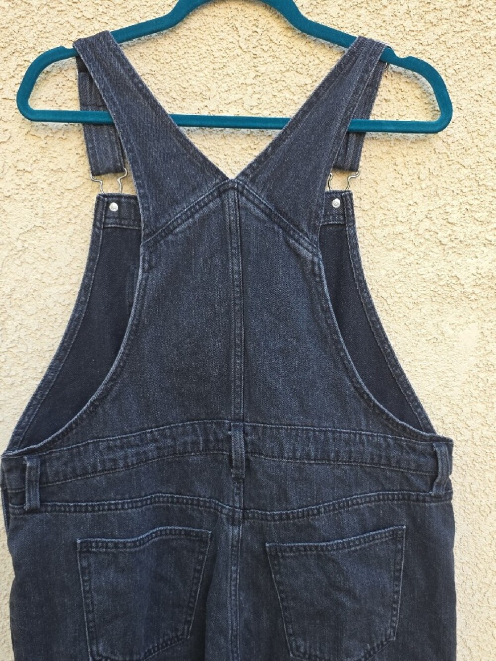 Universal Thread 100% Cotton Black Wash Denim Overalls Size 14 - Picture 7 of 15